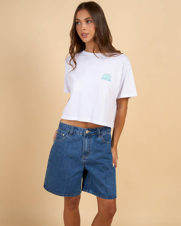 Rip Curl Sunrise Crop T-Shirt for Womens