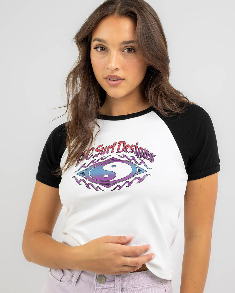 Town & Country Surf Designs North Shore Baby Tee for Womens
