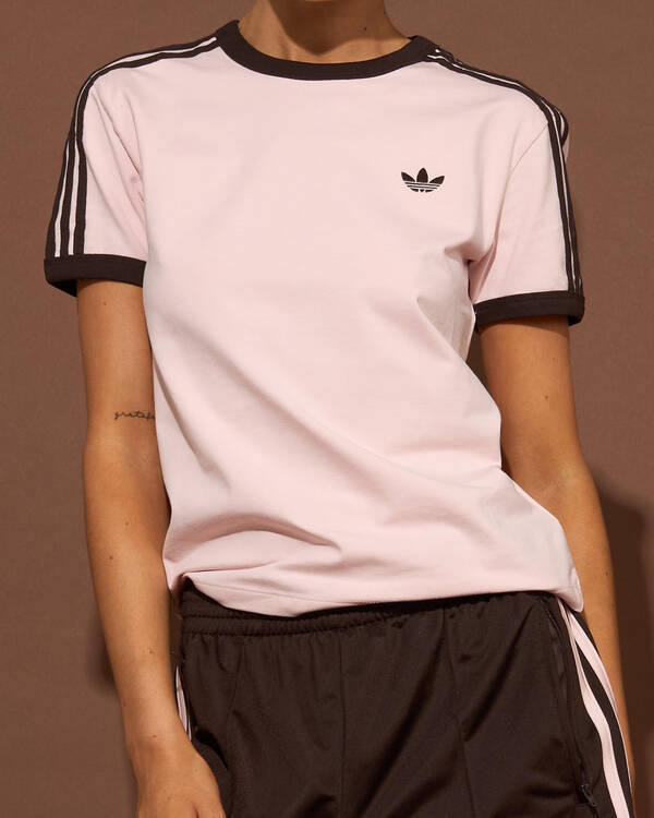 adidas 3 Stripes Slim T-Shirt for Womens