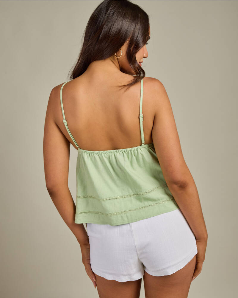 Mooloola Seraphina Hawaii Tie Front Top for Womens
