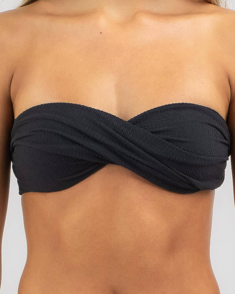 Topanga Rockford Twist Bandeau Bikini Top for Womens
