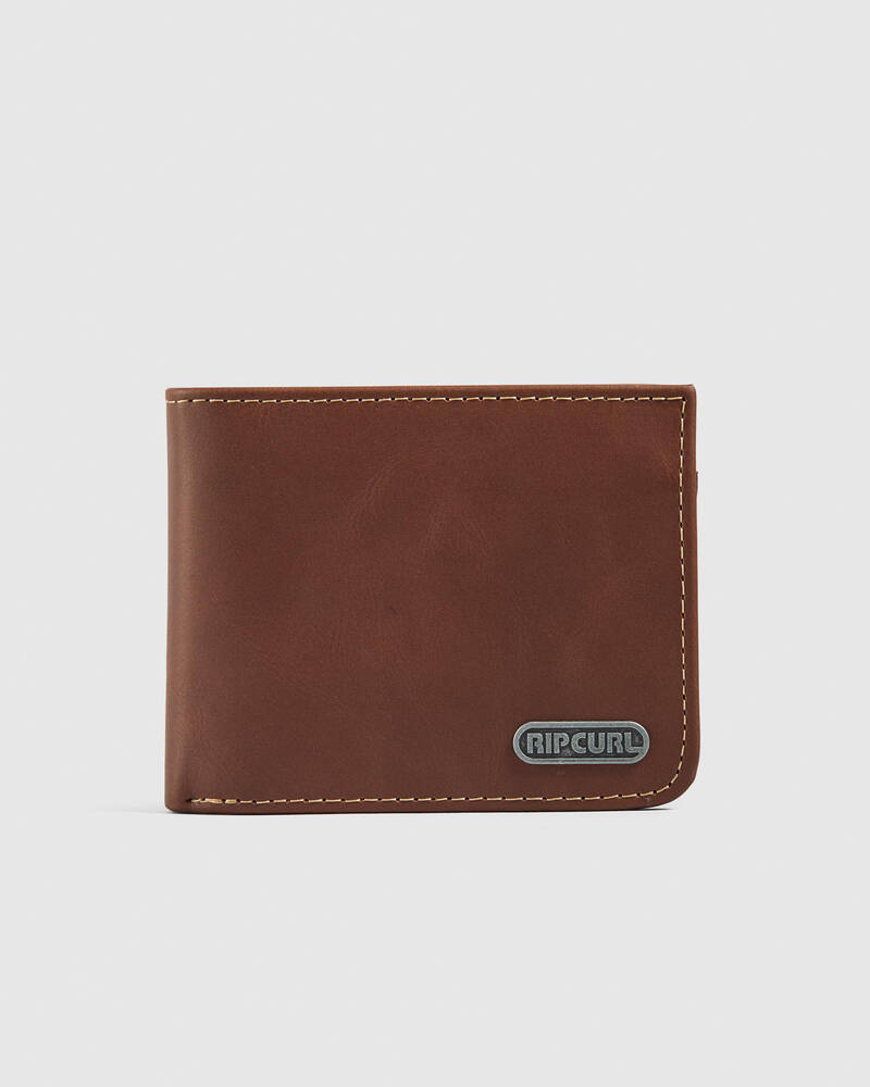 Rip Curl Surf Revival RFID 2 In 1 Leather Wallet for Mens