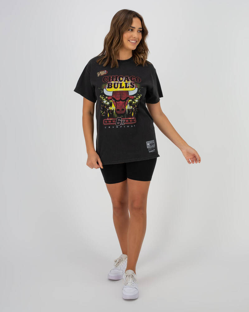Mitchell & Ness Bulls Last Dance Champs T-Shirt for Womens