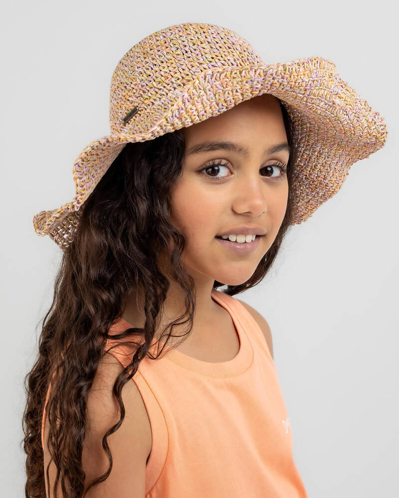 Billabong Girls' Rainbow Straw Hat for Womens