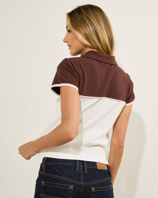 Rusty Insert Dad Joke Here Baby Polo T-shirt for Womens