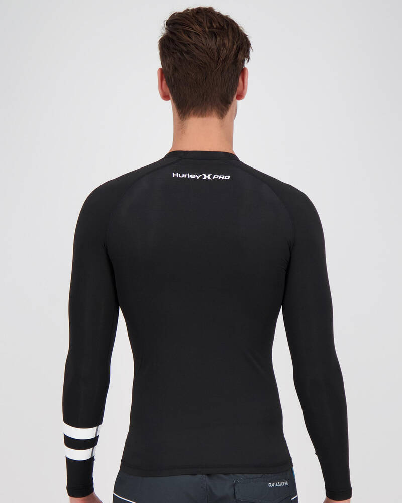 Hurley Pro Light Top Long Sleeve Rash Vest for Mens