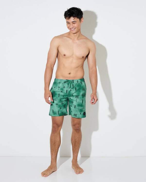 Jacks Dither Elastic Waist Shorts for Mens