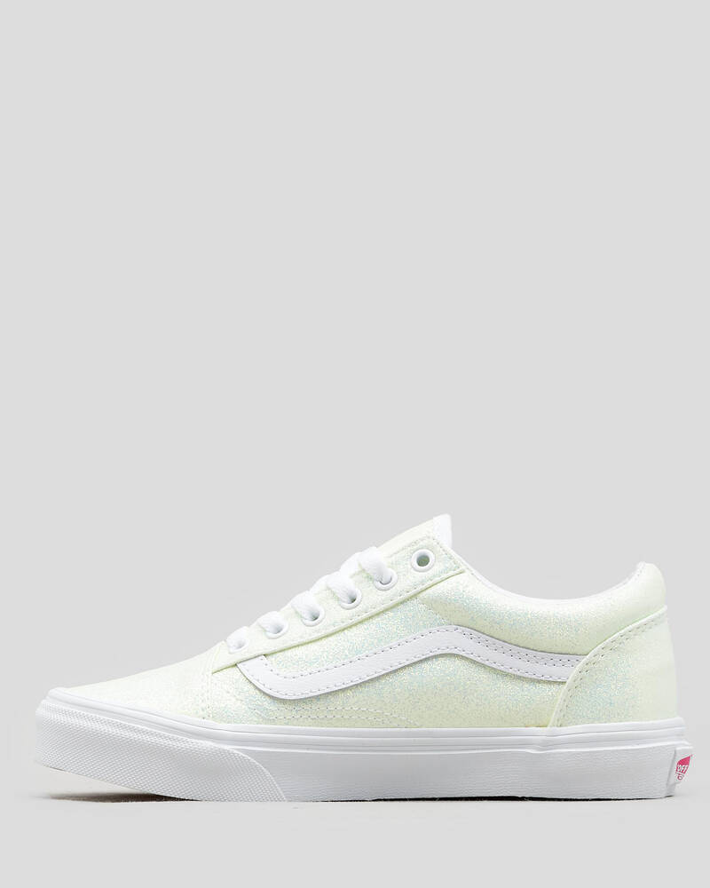 Vans Girls' Old Skool Colour Changing Glitter Shoes for Womens