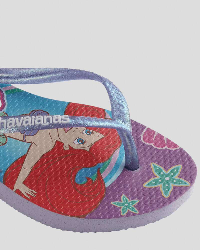 Havaianas Kids' Slim Princess Ariel Thongs for Womens