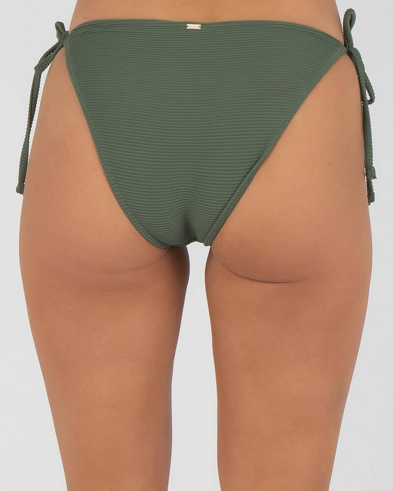 Kaiami Ebony Tie Side Bikini Bottom for Womens