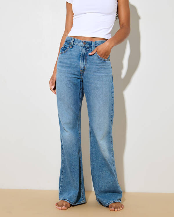 Cinch Flare Jeans