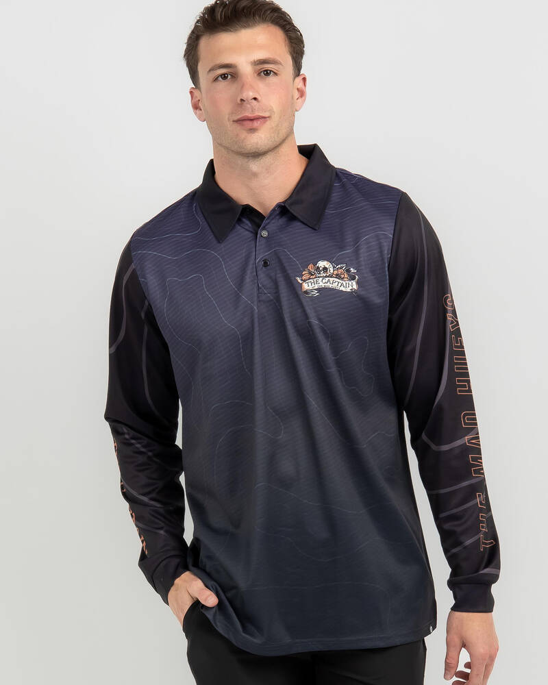 The Mad Hueys Compass Captain Fishing Jersey for Mens
