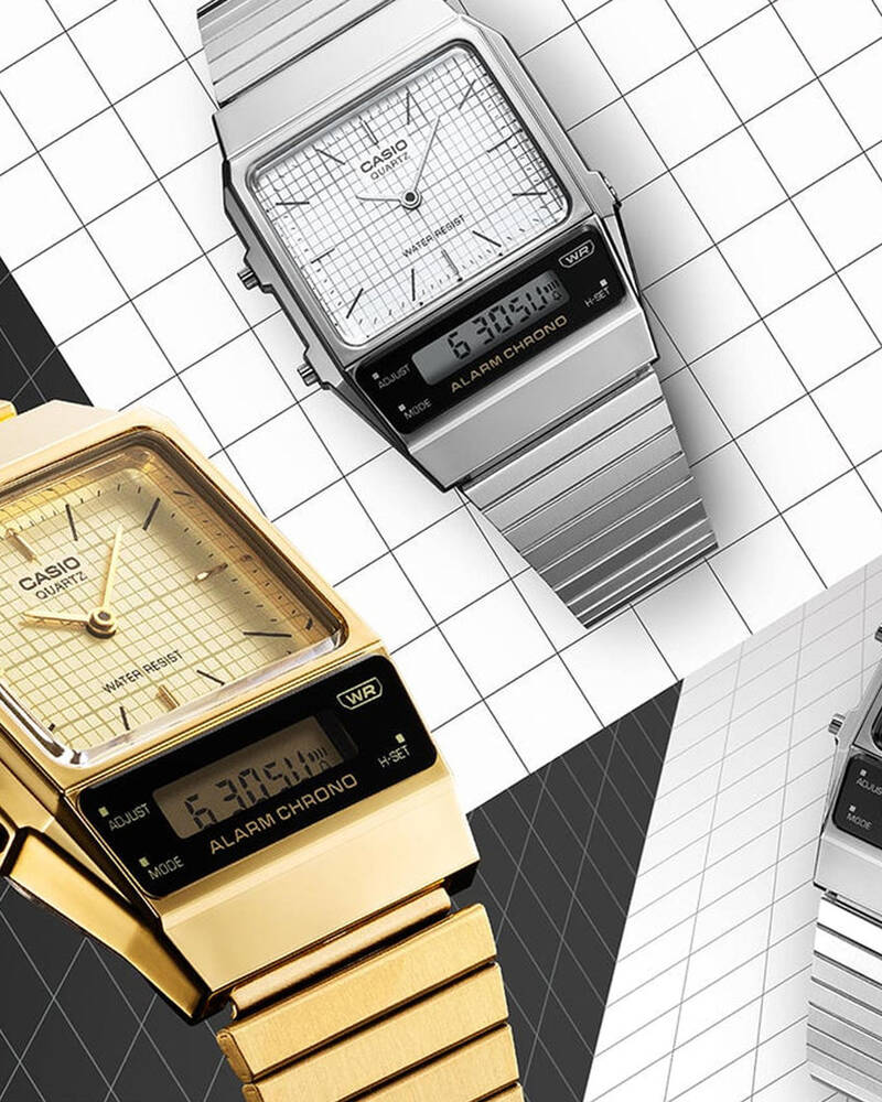 Casio AQ800EG-9A Gold Tone Vintage Watch for Mens