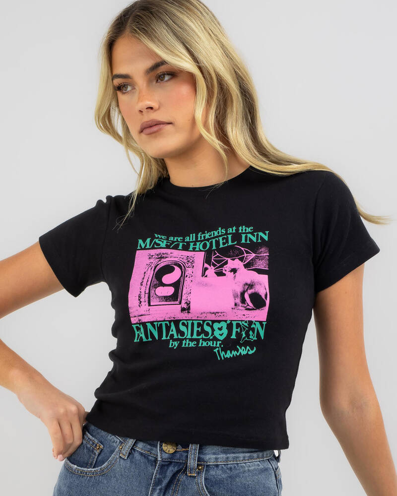 M/SF/T Stayovers Rib T-Shirt for Womens