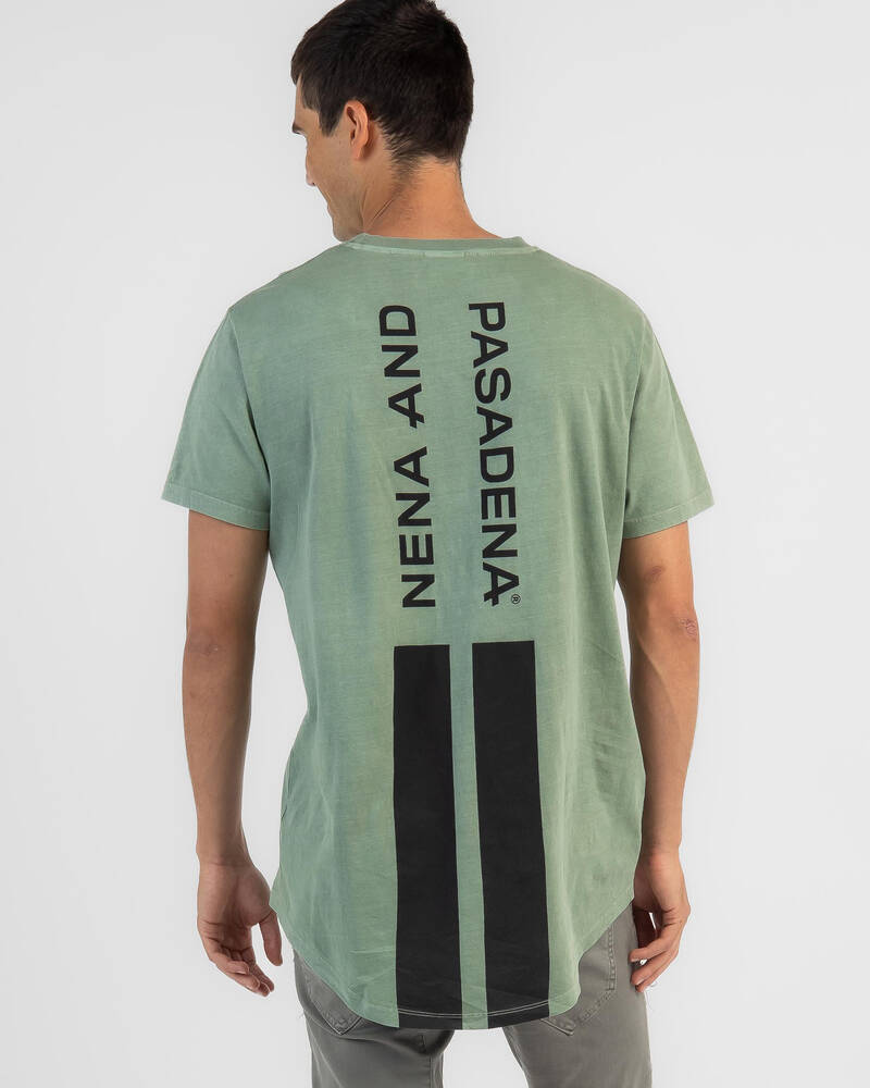 Nena & Pasadena Temperature Cape Back T-Shirt for Mens