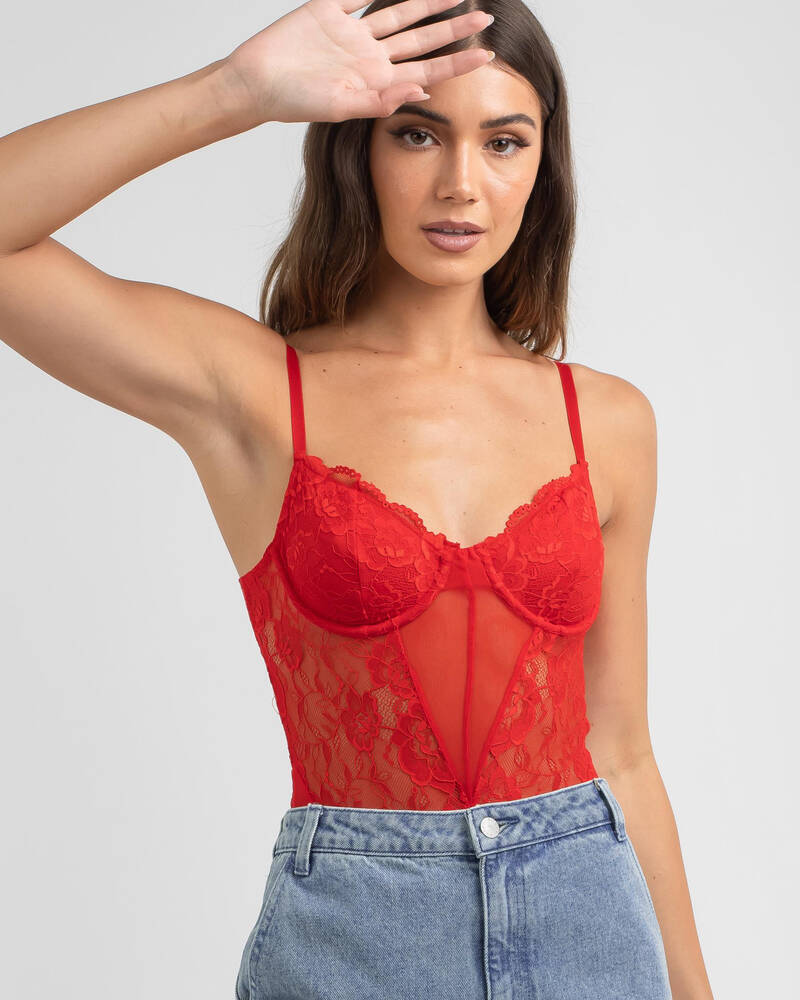 Luvalot Be My Valentine Bodysuit for Womens