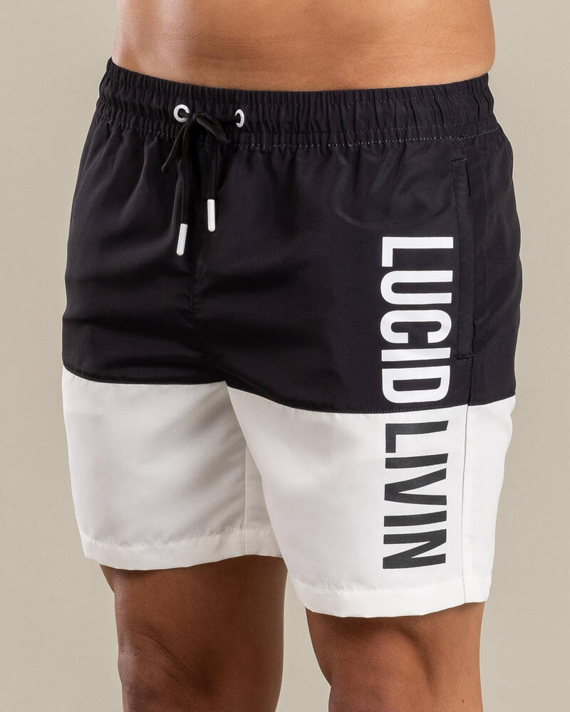 Lucid Split Elastic Waist Shorts for Mens