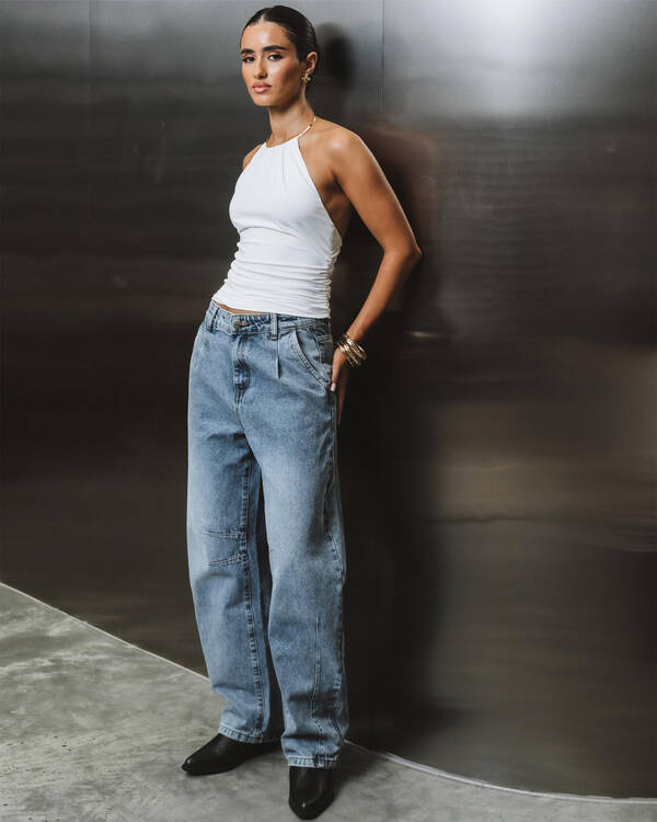 Ava And Ever Drew Halter Top for Womens