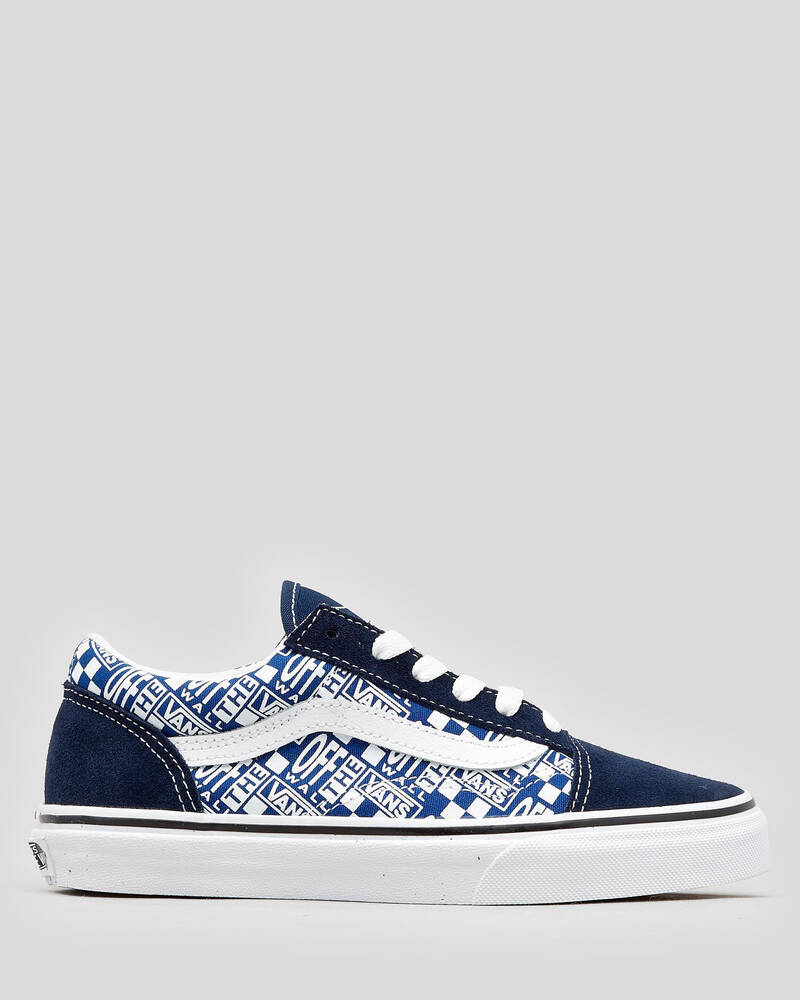 Vans Junior Boys' Old Skool Logo Shoes for Mens