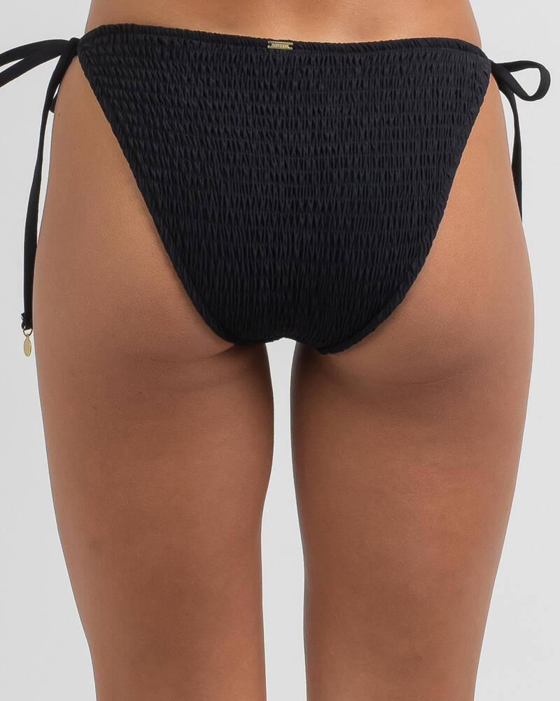 Topanga Stacie Shirred Tie Bikini Bottom for Womens