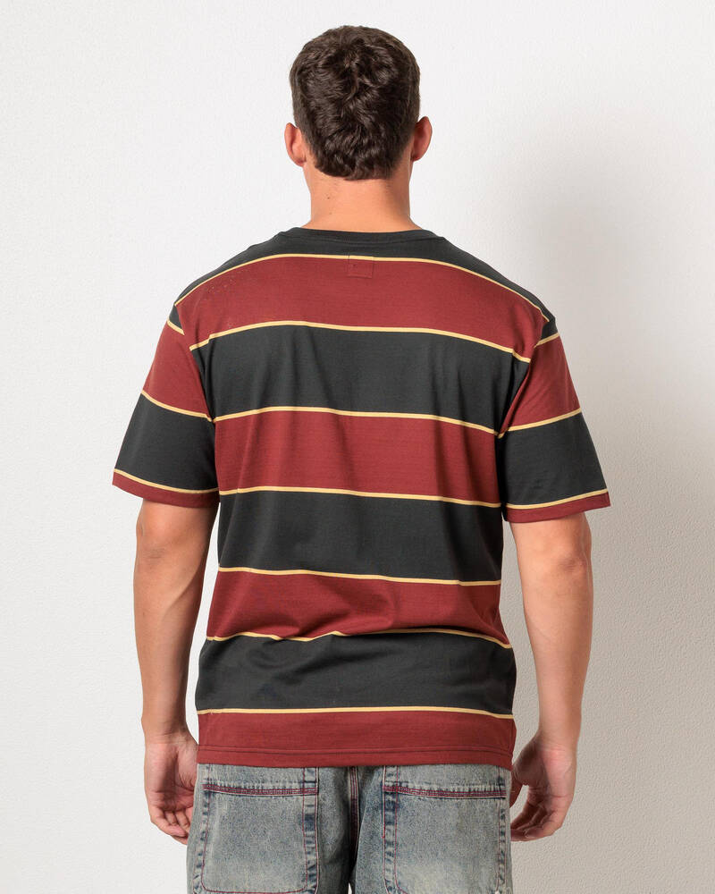 RVCA Dayshift Stripe T-Shirt for Mens