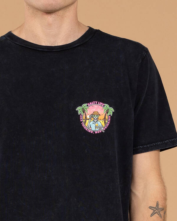 Salty Life Flip Flop Fuel T-Shirt for Mens