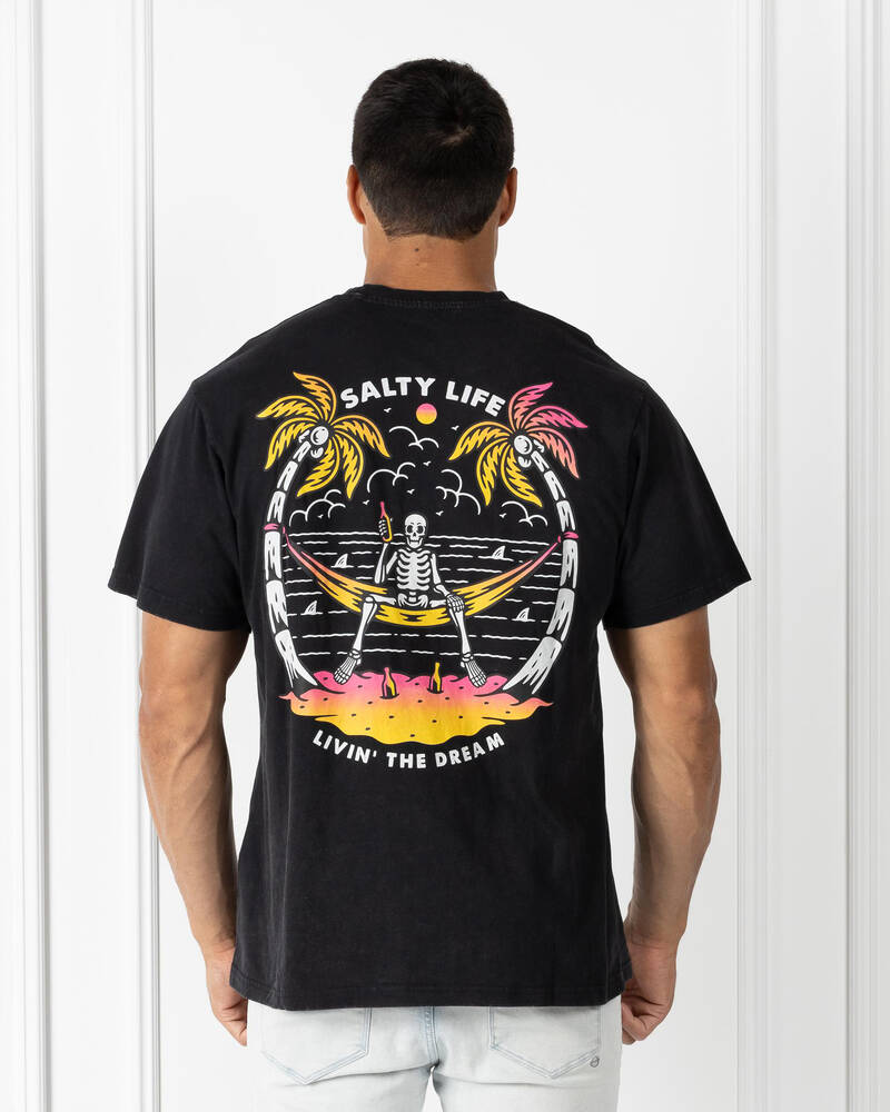 Salty Life Shipwreck T-Shirt for Mens