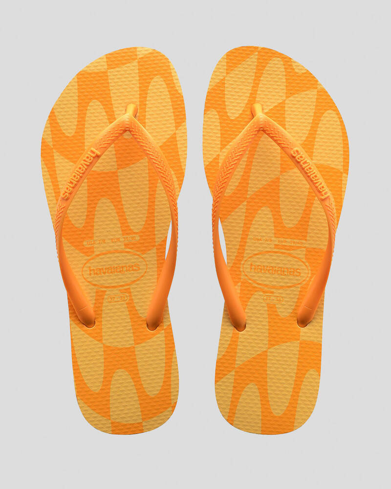 Havaianas Slim Distorted Wave Thongs for Womens