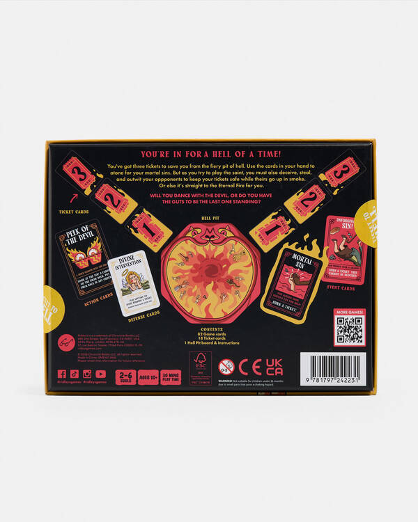 Ridleys Ticket To Hell Card Game for Womens