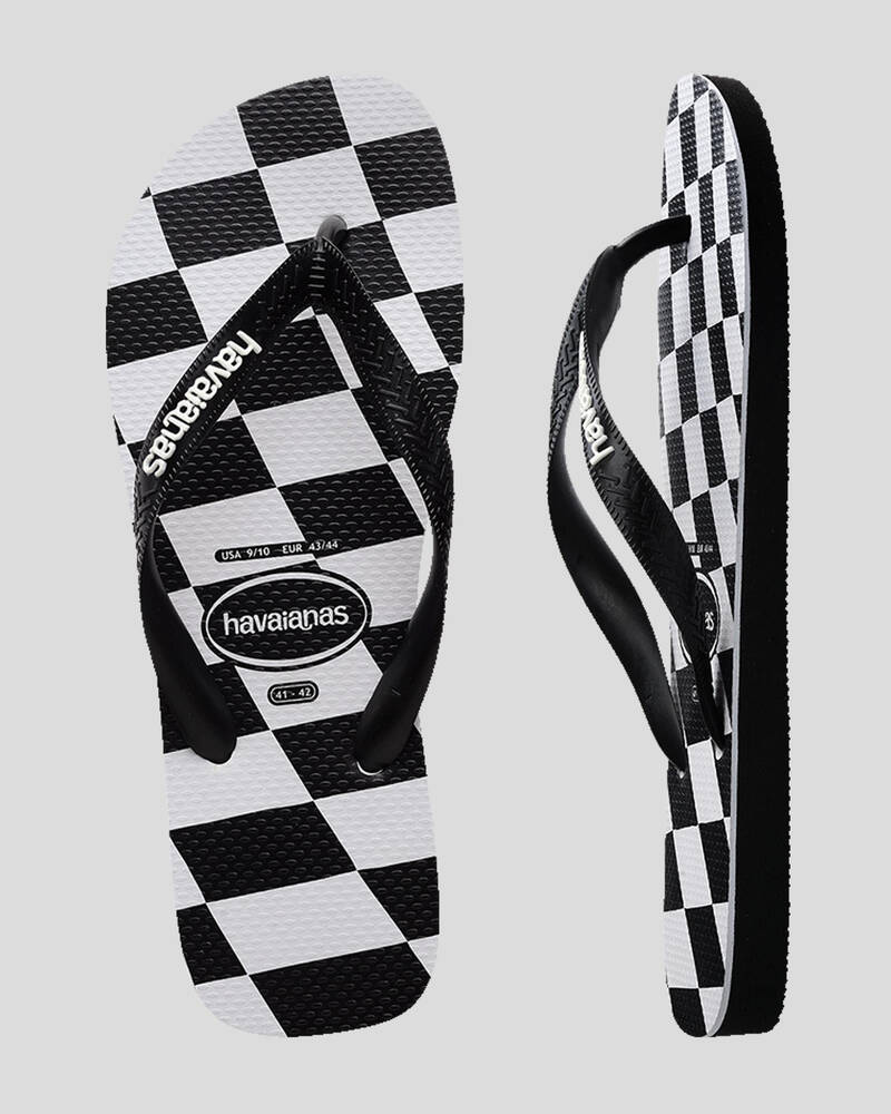 Havaianas Kids' Top Distorded Check Thongs for Mens