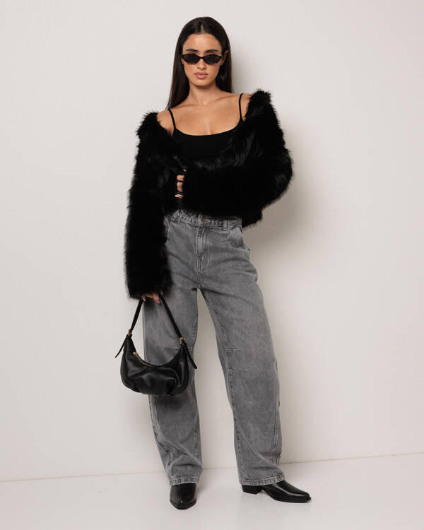 Ava And Ever Harlow Faux Fur Jacket for Womens