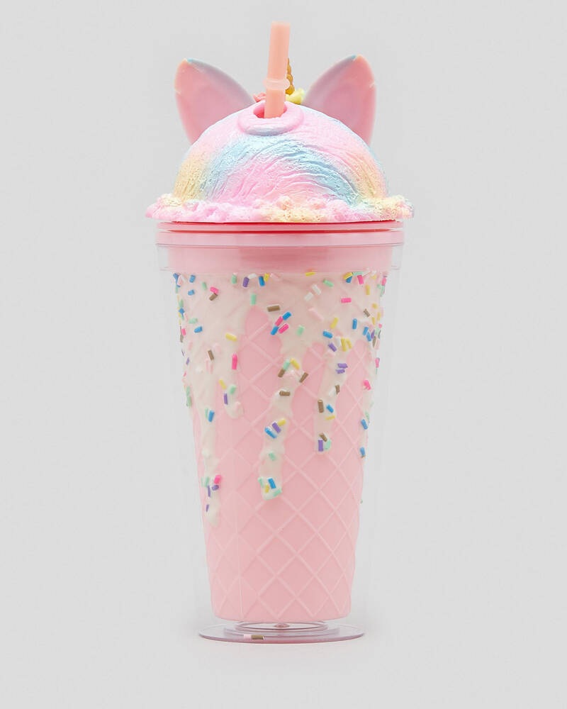 Mooloola Unicorn Ice Cream Drink Bottle for Womens