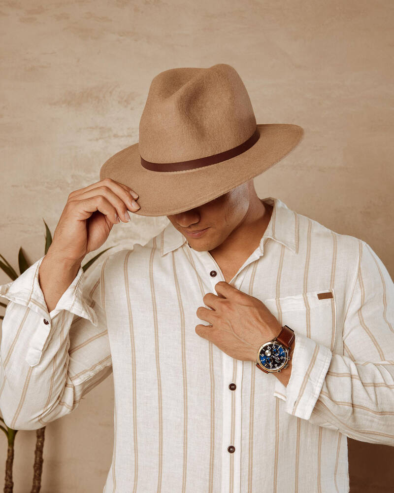 Lucid Rucker Felt Hat for Mens