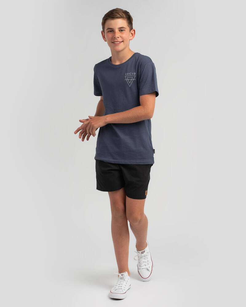 Lucid Boys' Active Elastic Waist Shorts for Mens