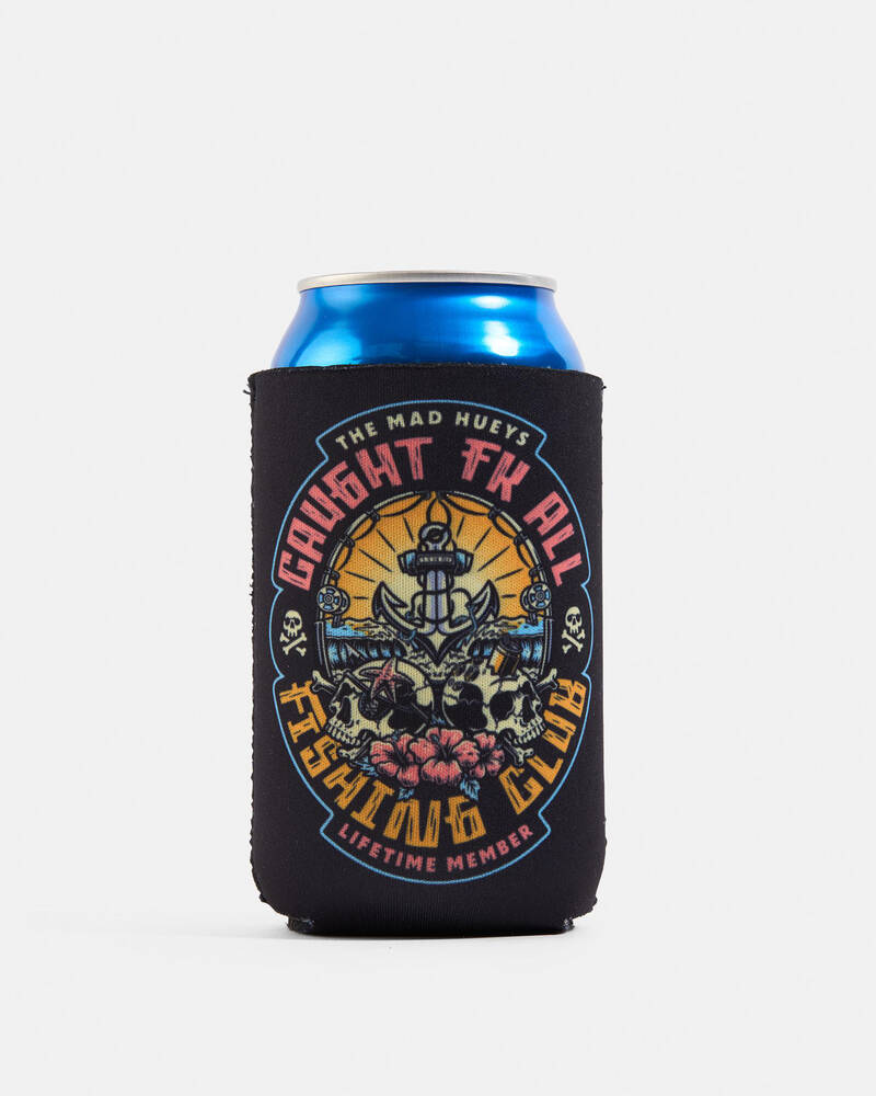 The Mad Hueys Caught Fk All Stubby Cooler for Mens