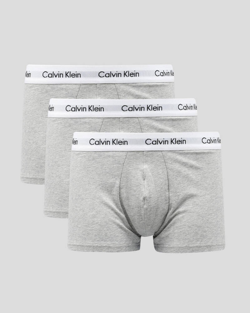 Calvin Klein Cotton Stretch Low Rise Trunks 3 Pack for Mens