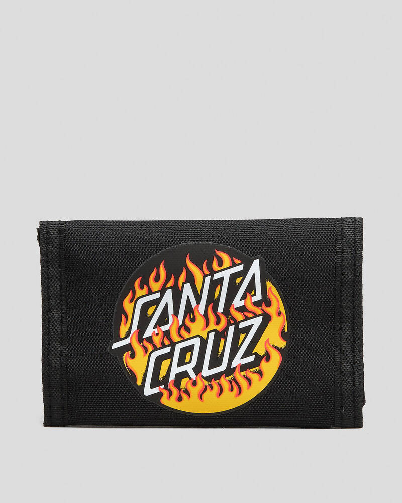 Santa Cruz Blaze Dot Velcro Wallet for Mens