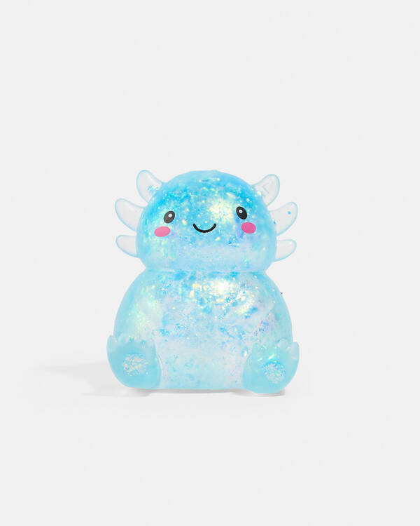 Smooshos Super Squeeze Glitter Axolotl Squishy Fidget Toy for Unisex