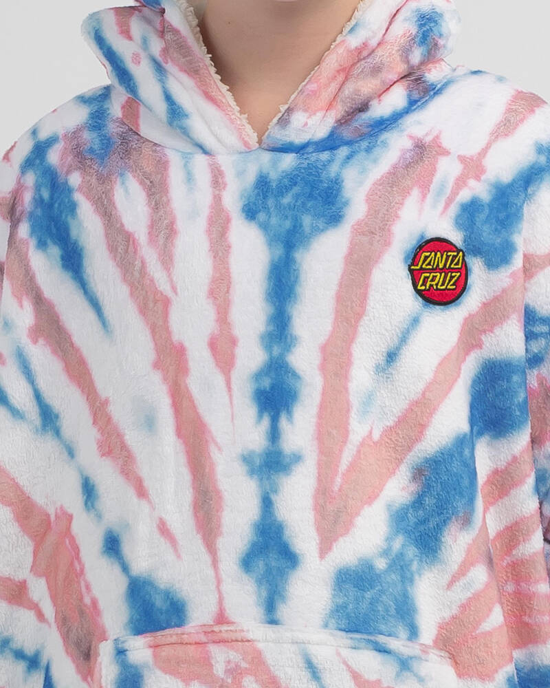 Santa Cruz Boys' Classic Dot Blanket Hoodie for Mens