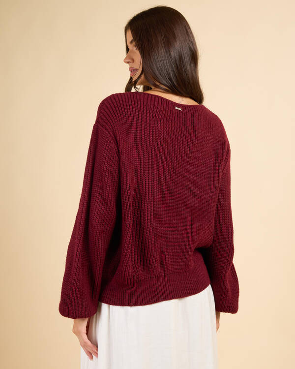 Mooloola Vortex Crew Neck Knit Jumper for Womens