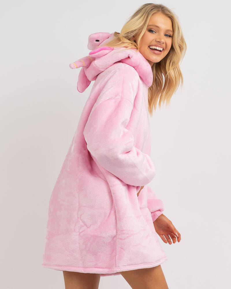 Mooloola Unicorn Hooded Blanket for Womens