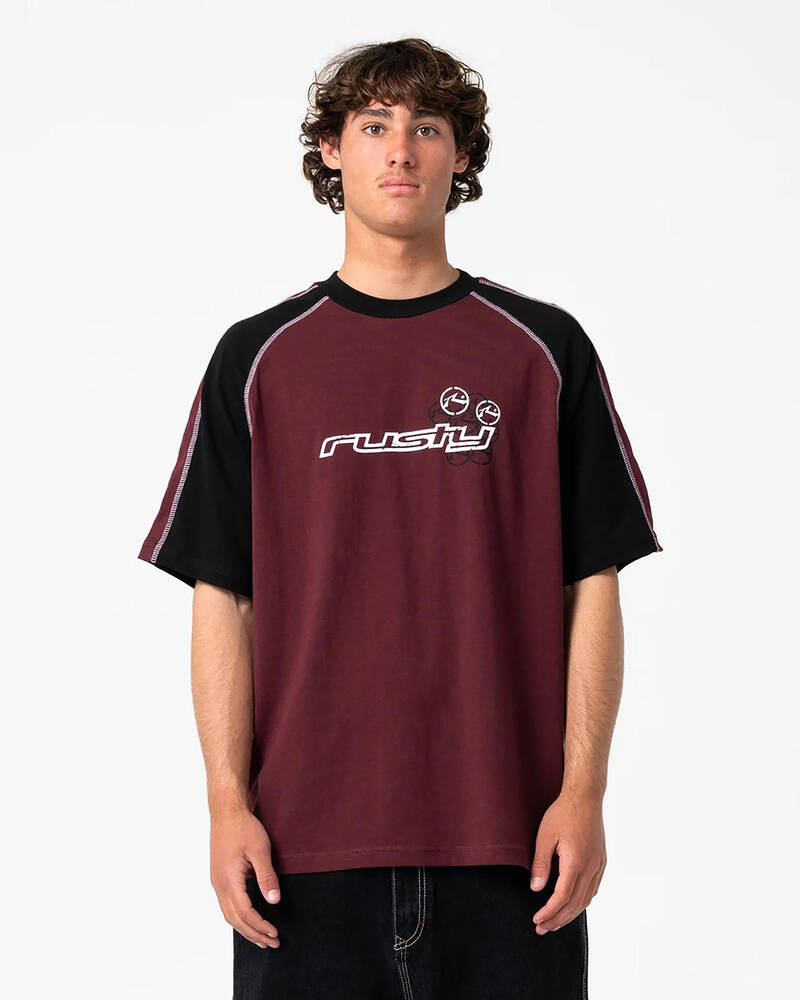 Rusty Omac Short Sleeve Tee for Mens