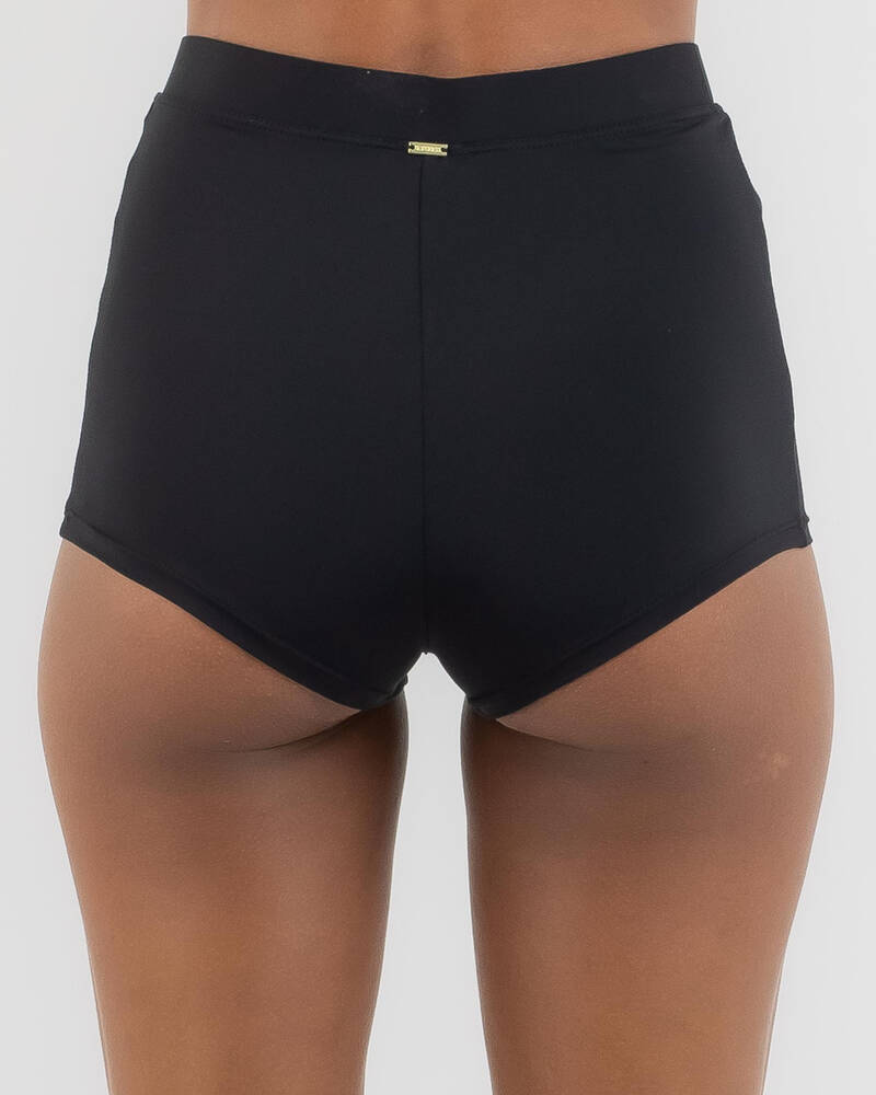 Topanga Hayden Zip Front Shortie Bikini Bottom for Womens
