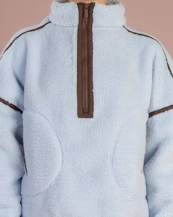 Mooloola Girls Summit Quarter Zip Polar Fleece for Womens