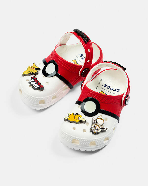 Crocs Toddlers' Pok&eacute;mon Pok&eacute; Ball Classic Clogs for Unisex
