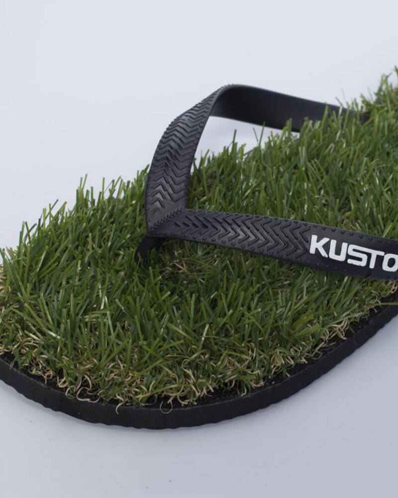 Kustom Mens Keep On The Grass Thongs for Mens image number null
