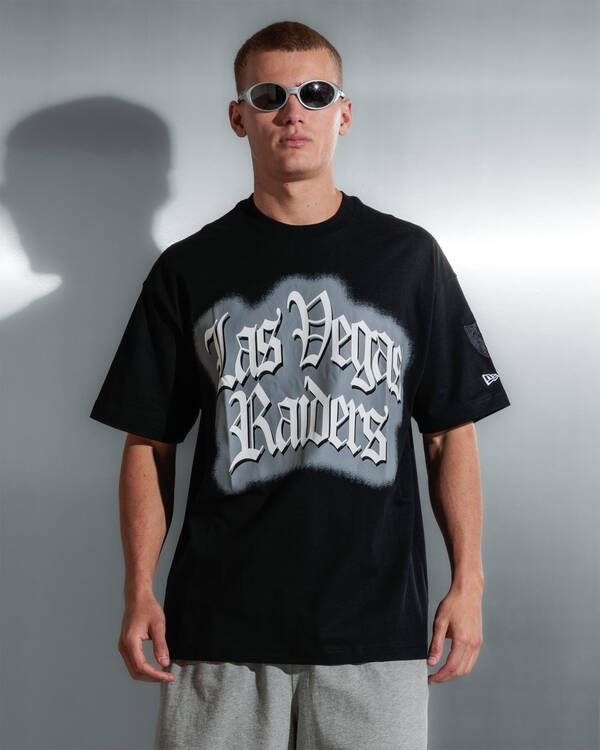 New Era Las Vegas Raiders Gothic T-Shirt for Mens