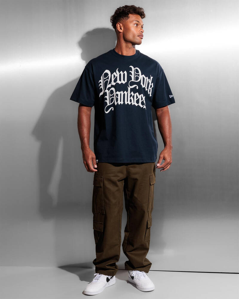 New Era New York Yankees Varsity Press T-Shirt for Mens