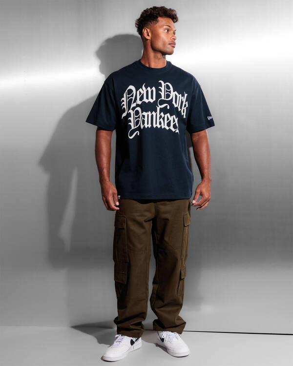 New Era New York Yankees Varsity Press T-Shirt for Mens