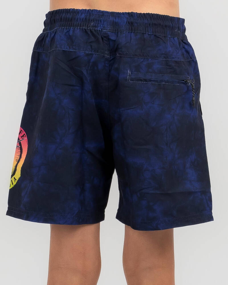 Salty Life Boys' Obstruction Elastic Waist Shorts for Mens
